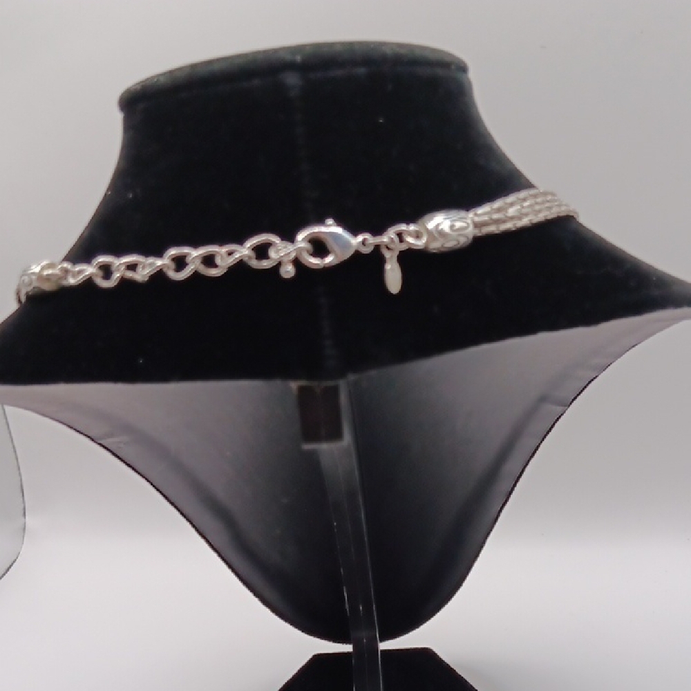 Premier Designs Silver Multi-Strand Rope Necklace - Picture 4 of 6